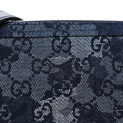 Denim GG Monogram Camouflage Small Crossbody Bag Blue