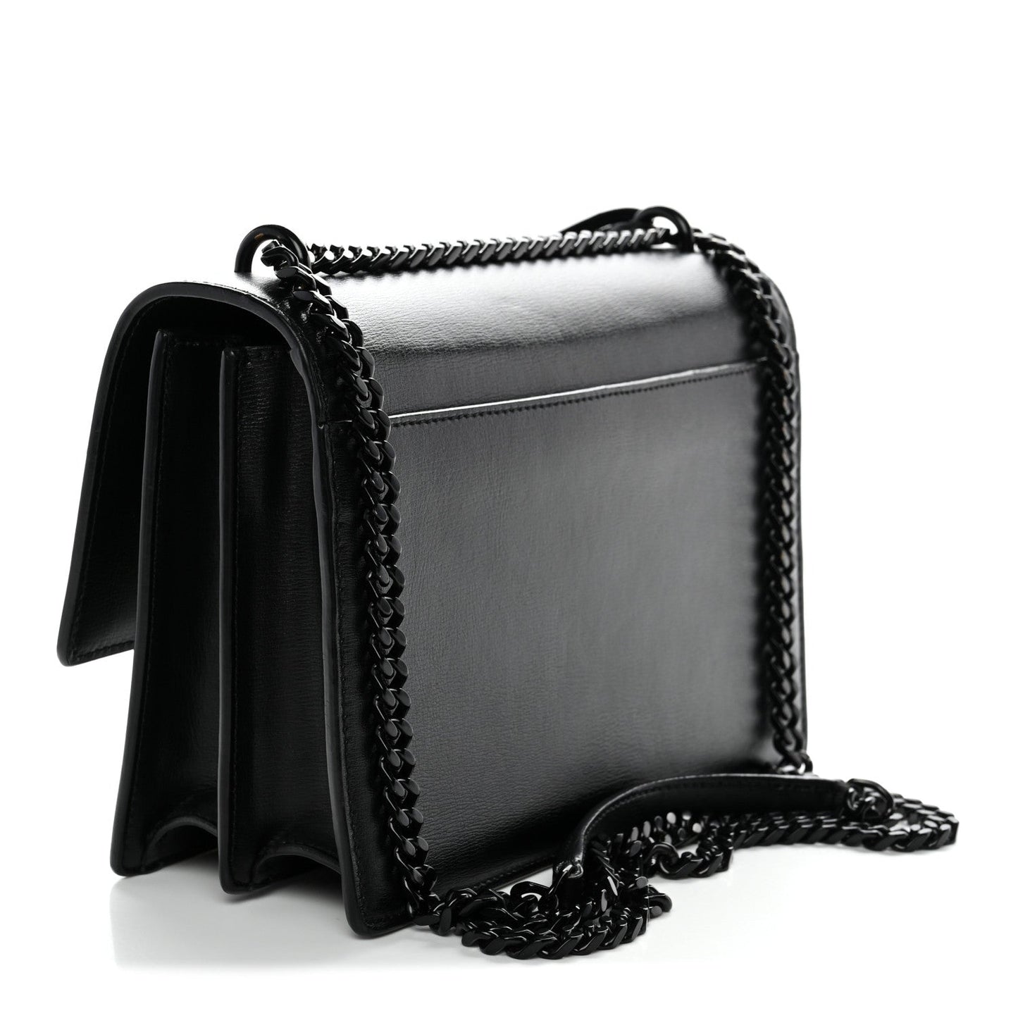 Calfskin Medium Monogram Monochrome Sunset Black