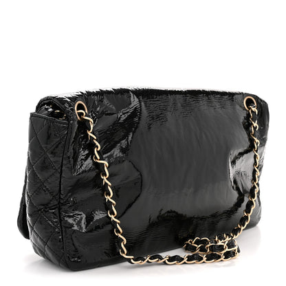Vinyl Medium Rock and Chain Flap Black