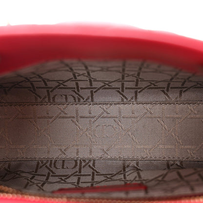 Lambskin Cannage Mini Lady Dior Red