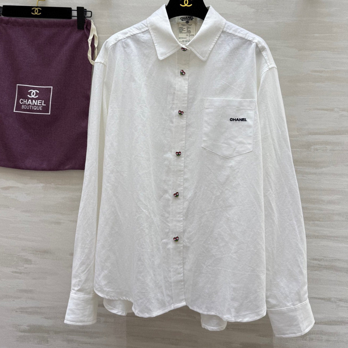 CC Casual Shirt White Linen