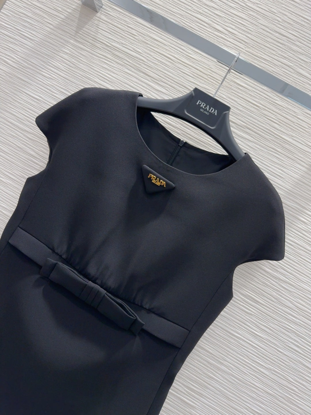 Prada 2025 Vest Skirt Black Polyester