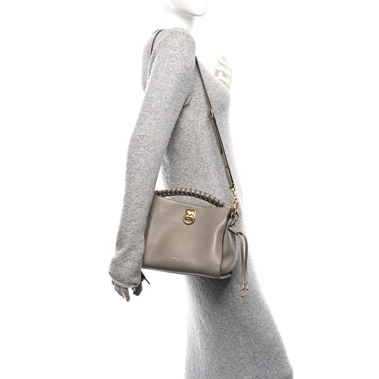 Heavy Grain Small Iris Tote Solid Grey