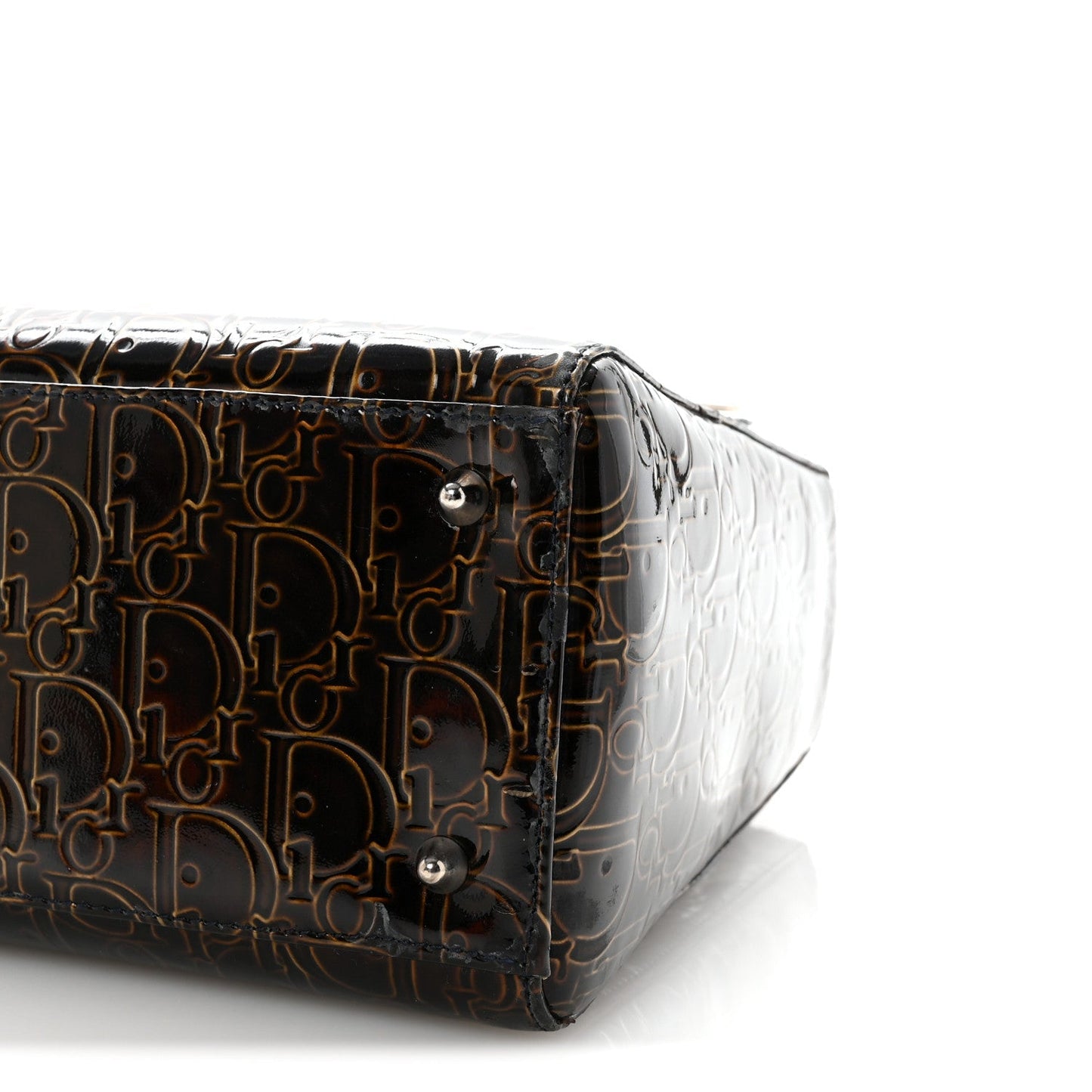 Patent Ultimate Medium Lady Dior Brown
