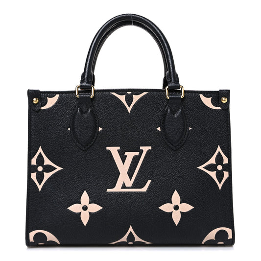 Empreinte Monogram Giant Onthego PM Black Beige