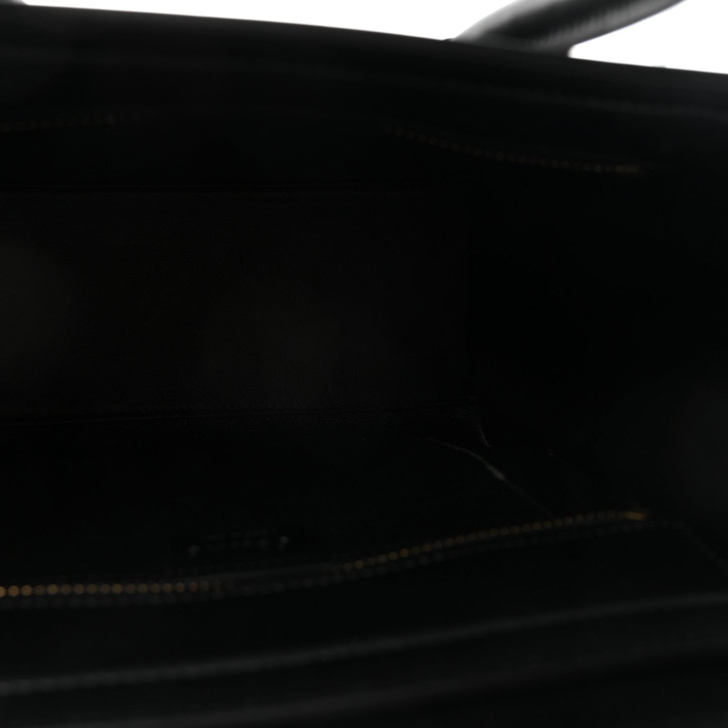 Baby Grained Calfskin Nano Tri-Color Luggage Zinc Almond
