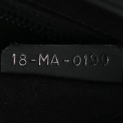 Ultra Matte Calfskin Cannage Mini Lady Dior Black