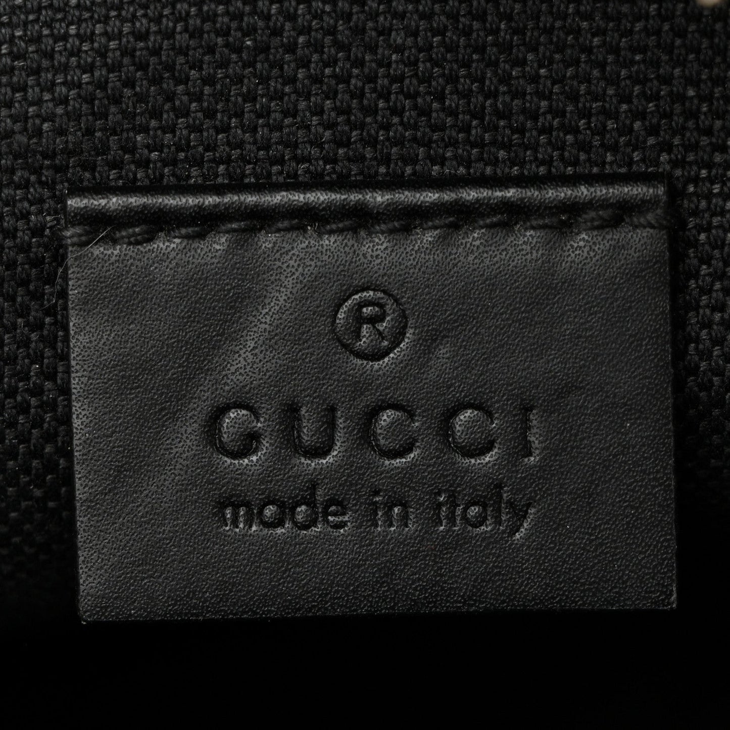 GG Supreme Monogram Appia Calfskin Web Small Camera Messenger Bag Black Grey