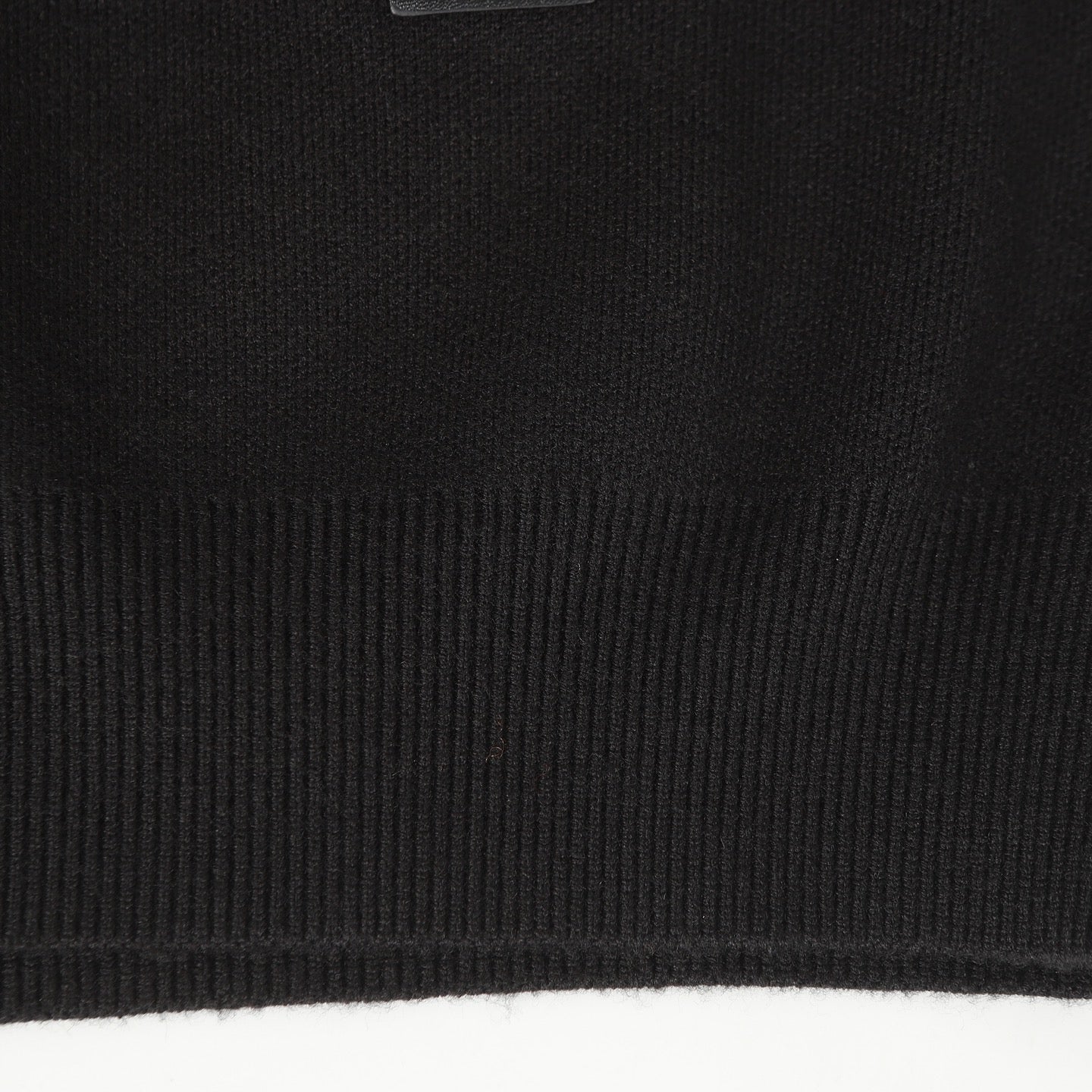 LV Leather Knit Wool Zip-Up Jacket 494212