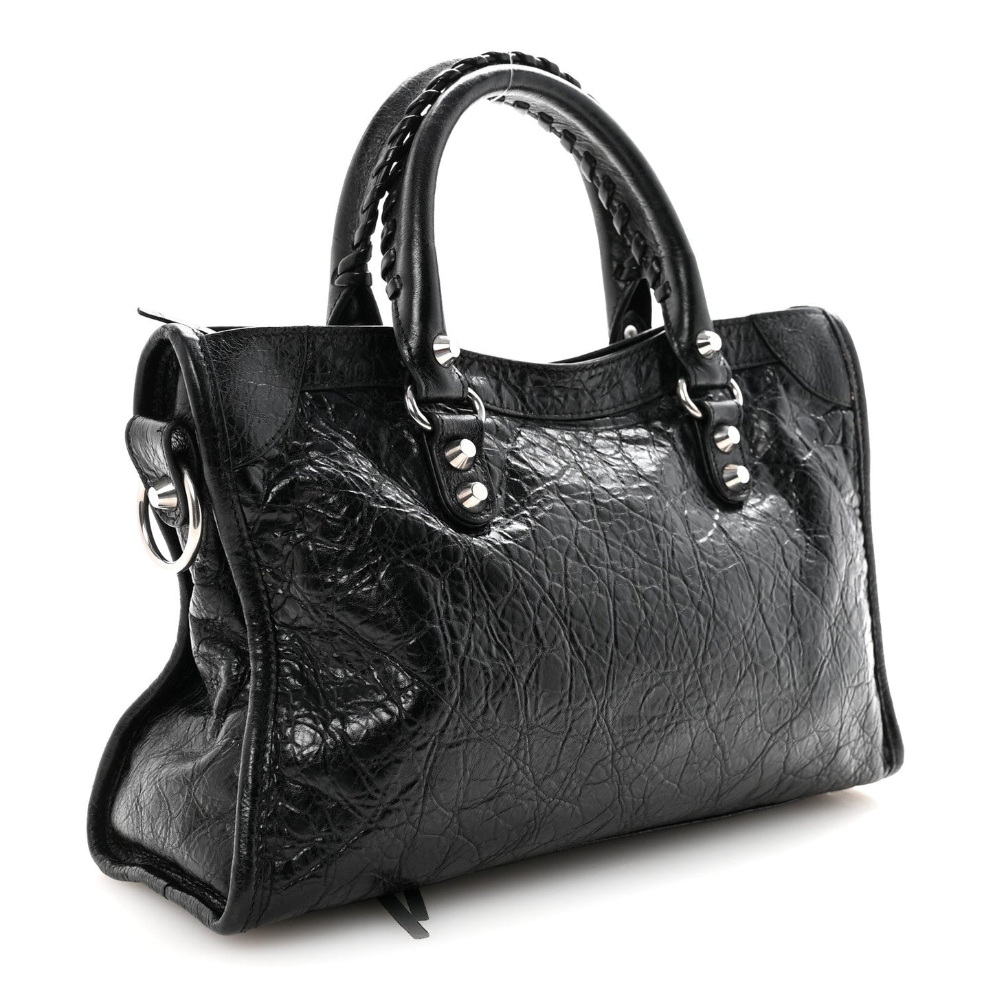 Agneau Arena Storico Silver Hardware Small Le City Black