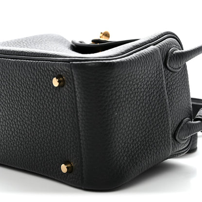 Taurillon Clemence Mini Lindy 20 Black