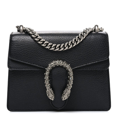 Calfskin Mini Dionysus Shoulder Bag Black