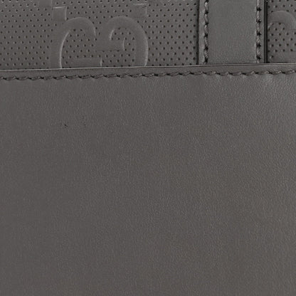 Calfskin GG Tennis Embossed Duffle Bag Grey