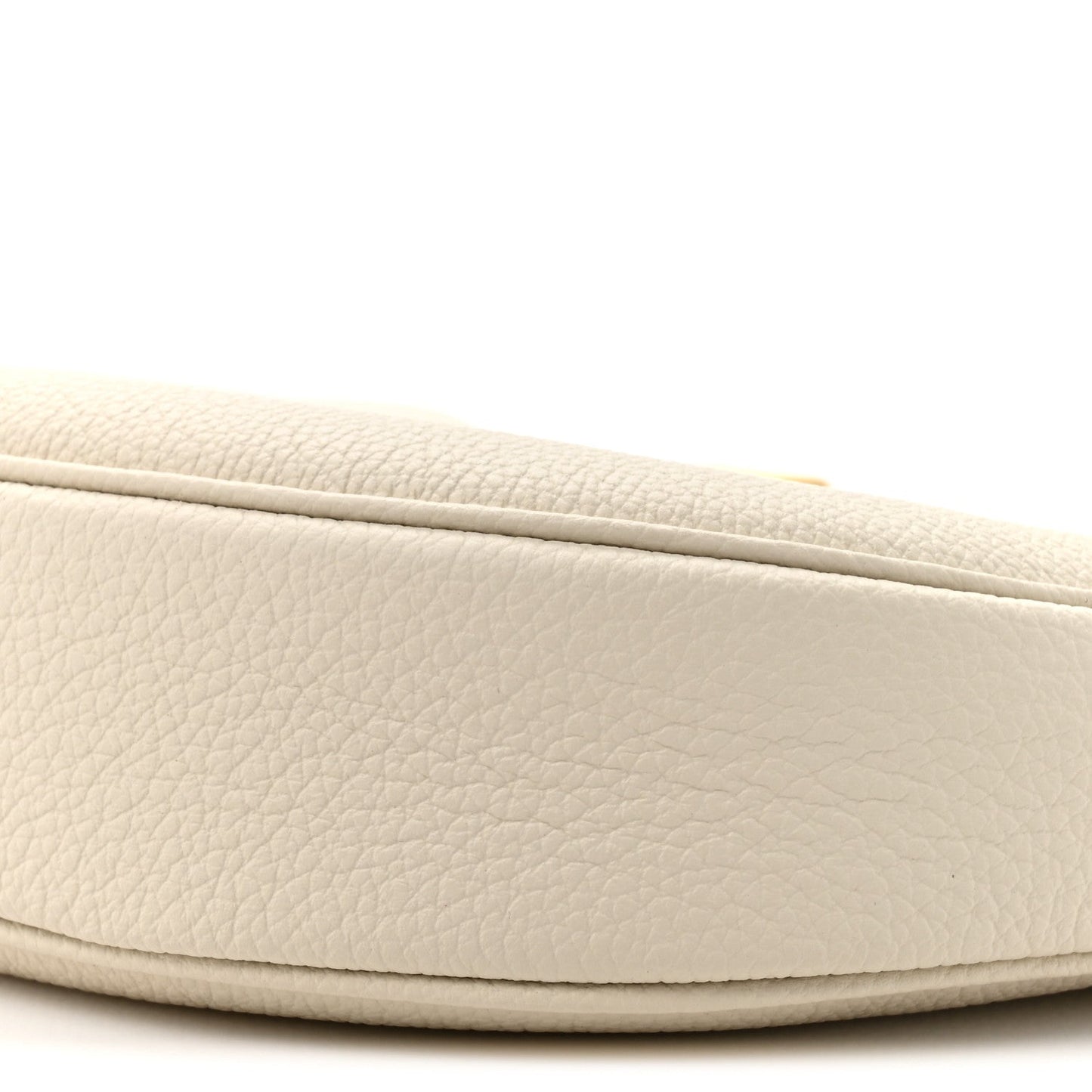 Supple Grained Calfskin Teen Lulu Shoulder Bag Rice