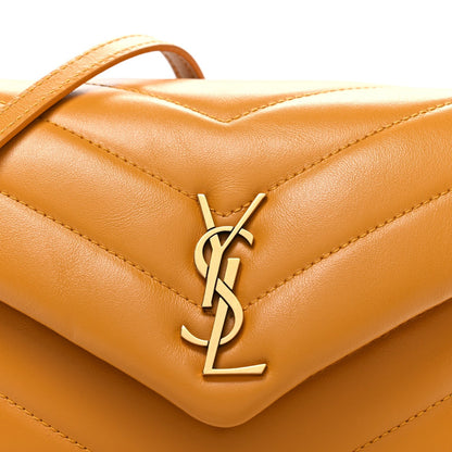 Calfskin Y Quilted Monogram Toy Loulou Crossbody Bag Cheddar