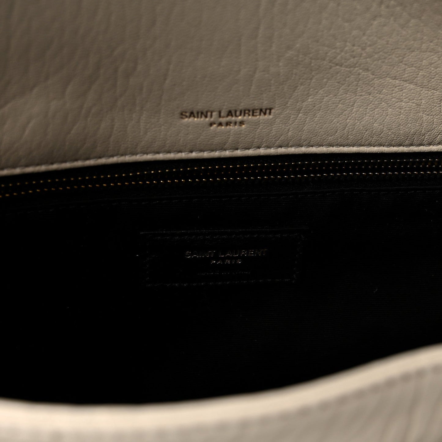 Grained Lambskin Monogram Medium Niki Chain Satchel Crema Soft