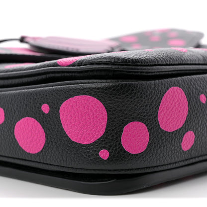 LV x YK Empreinte Monogram Giant Pochette Metis Black Fuchsia