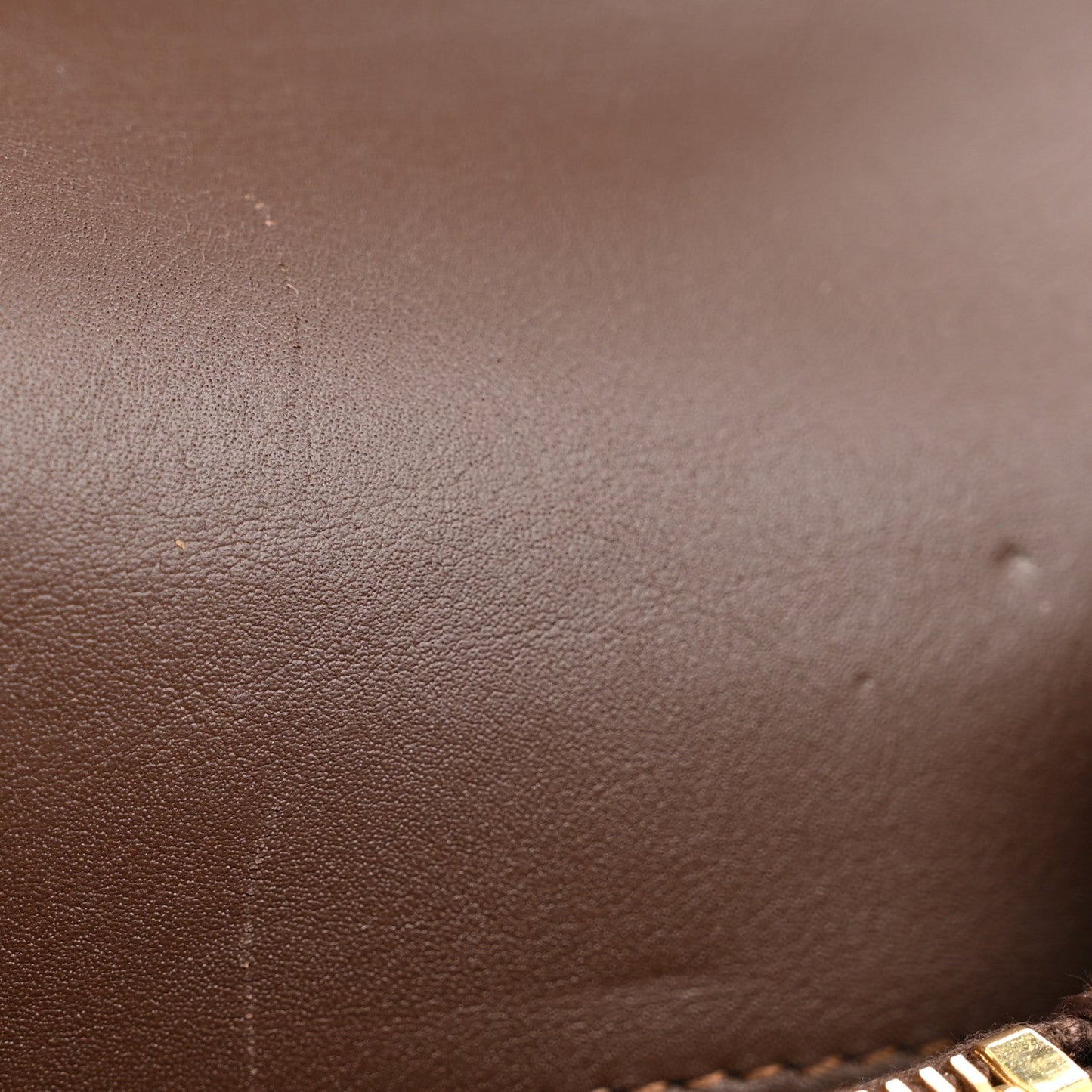 Suede Matelasse Chevron Monogram Medium College Bag Bark Brown