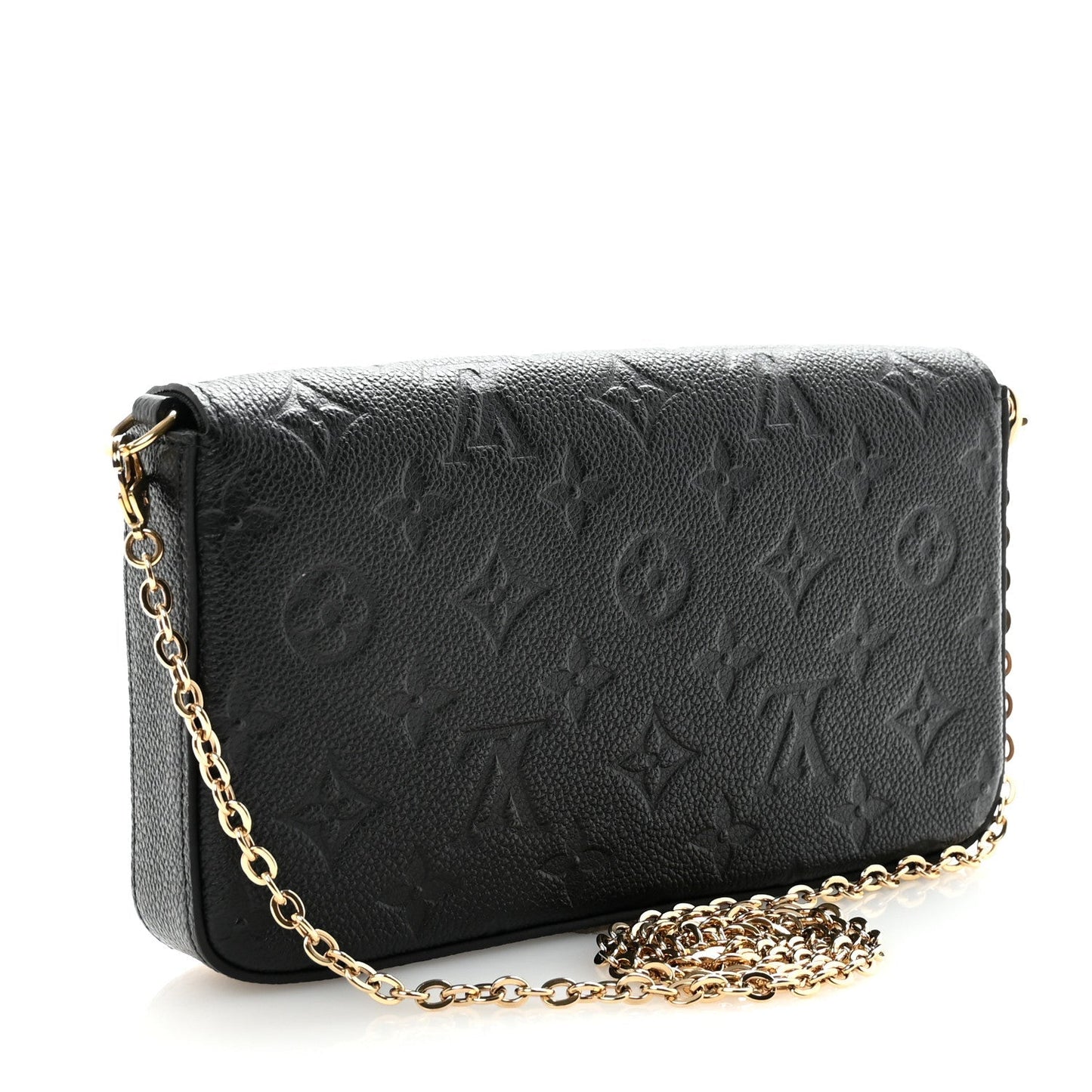 Empreinte Pochette Felicie Chain Wallet Black