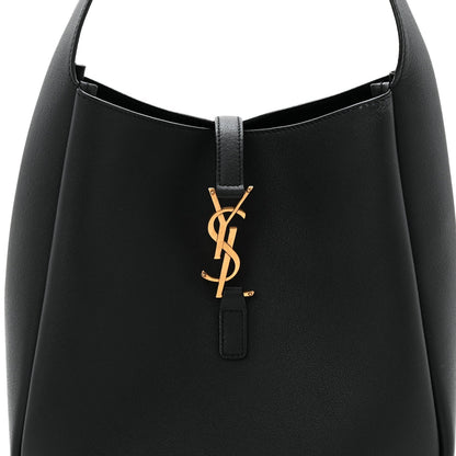 Grained Calfskin Small Le 5 A 7 Soft Hobo Black