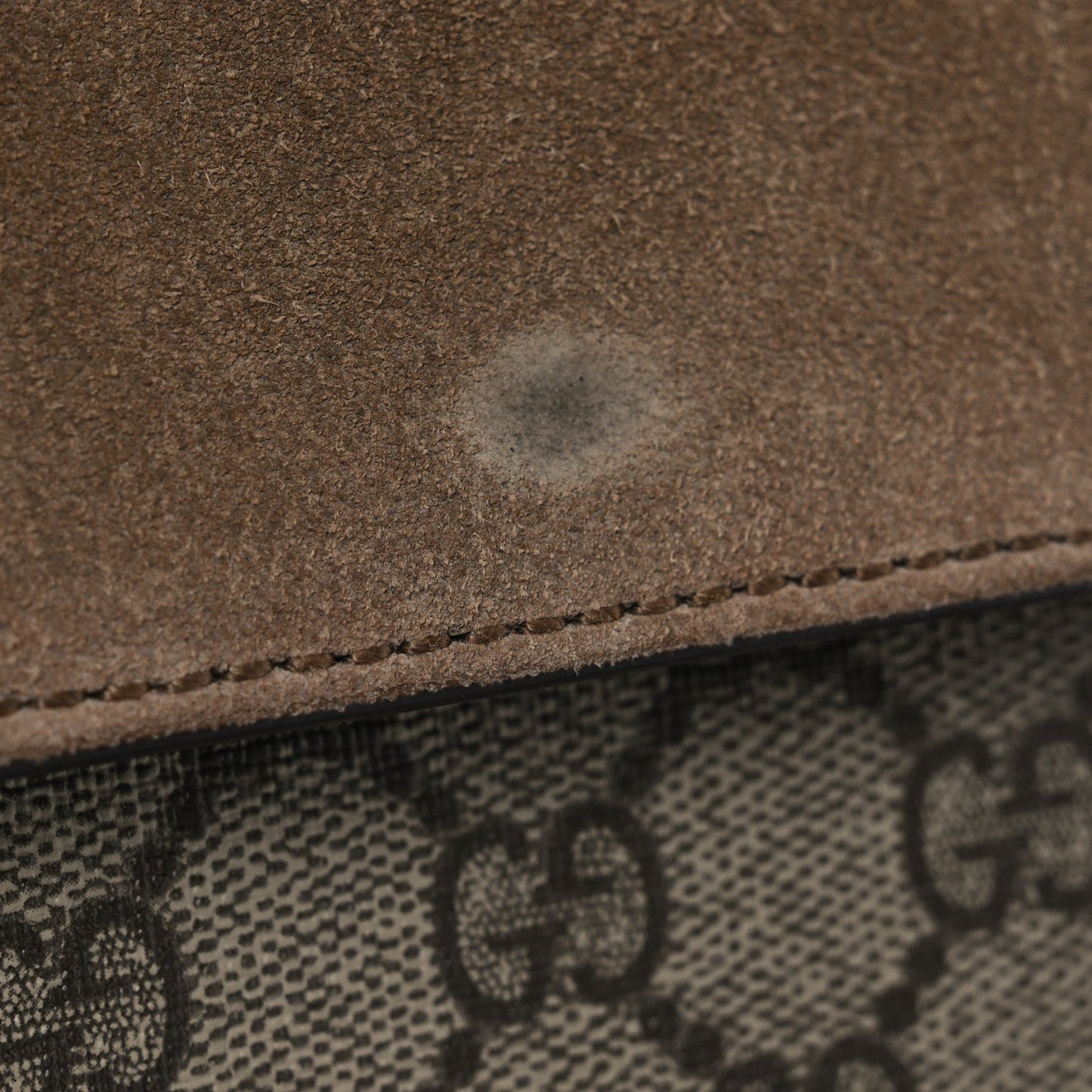 GG Supreme Monogram Small Dionysus Shoulder Bag Taupe