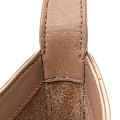 Smooth Calfskin Le 5 A 7 Mini Hobo Rosy Sand