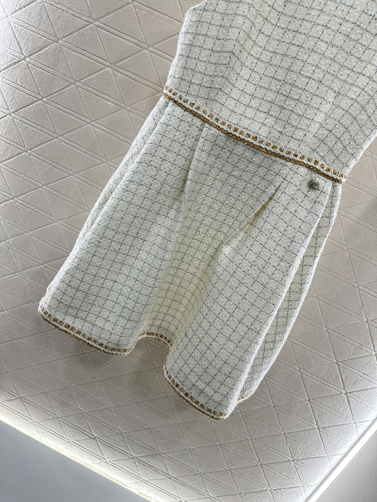 CHANEL BRAIDED HEM VEST SKIRT STYLE 287