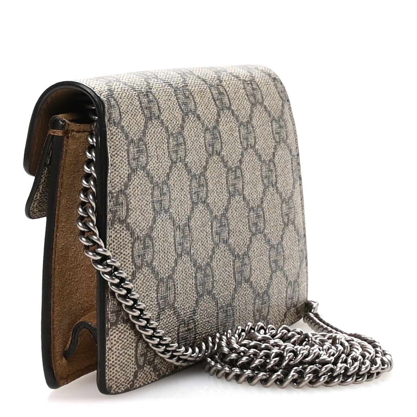 GG Supreme Monogram Super Mini Dionysus Shoulder Bag Taupe