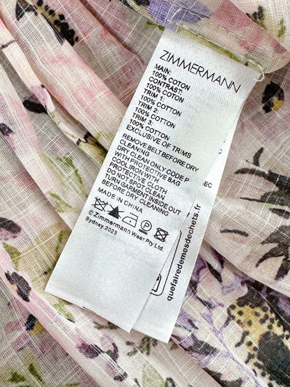 ZIMMERMANN OFF-SHOULDER LACE MINI DRESS 270351