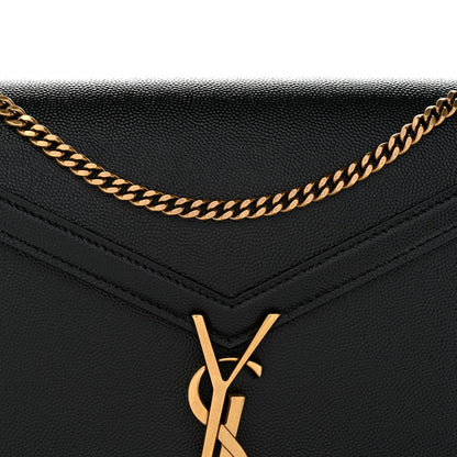 Grain De Poudre Monogram Cassandra Clasp Bag Black