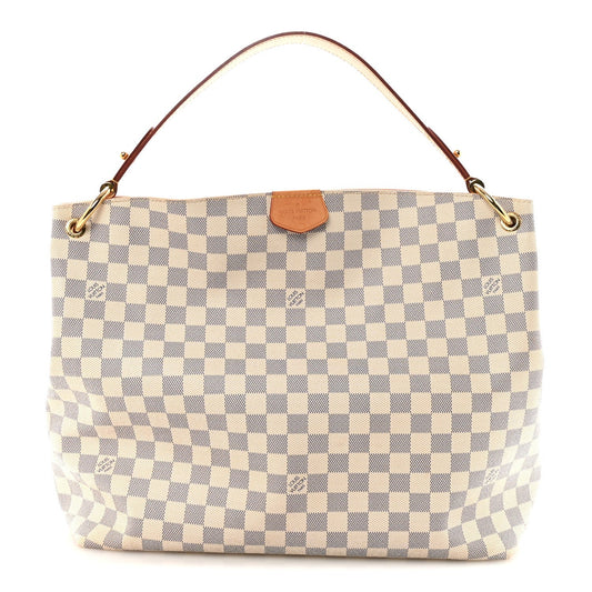 Damier Azur Graceful MM Rose Ballerine