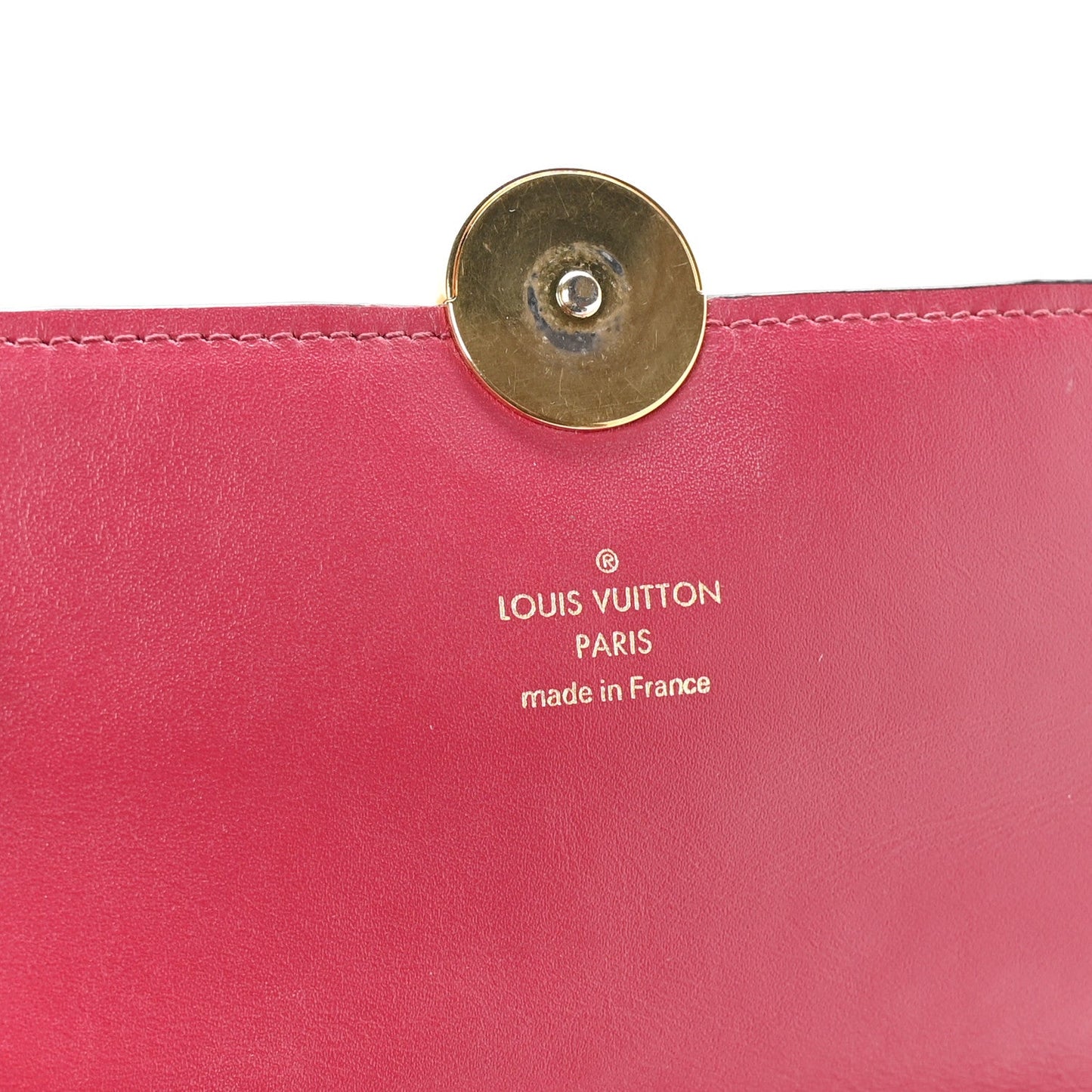 Monogram Flore Chain Wallet Fuchsia