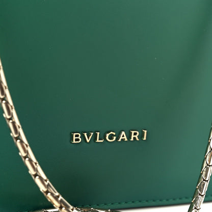 Galuchat Calfskin Serpenti Forever Crossbody Bag Green