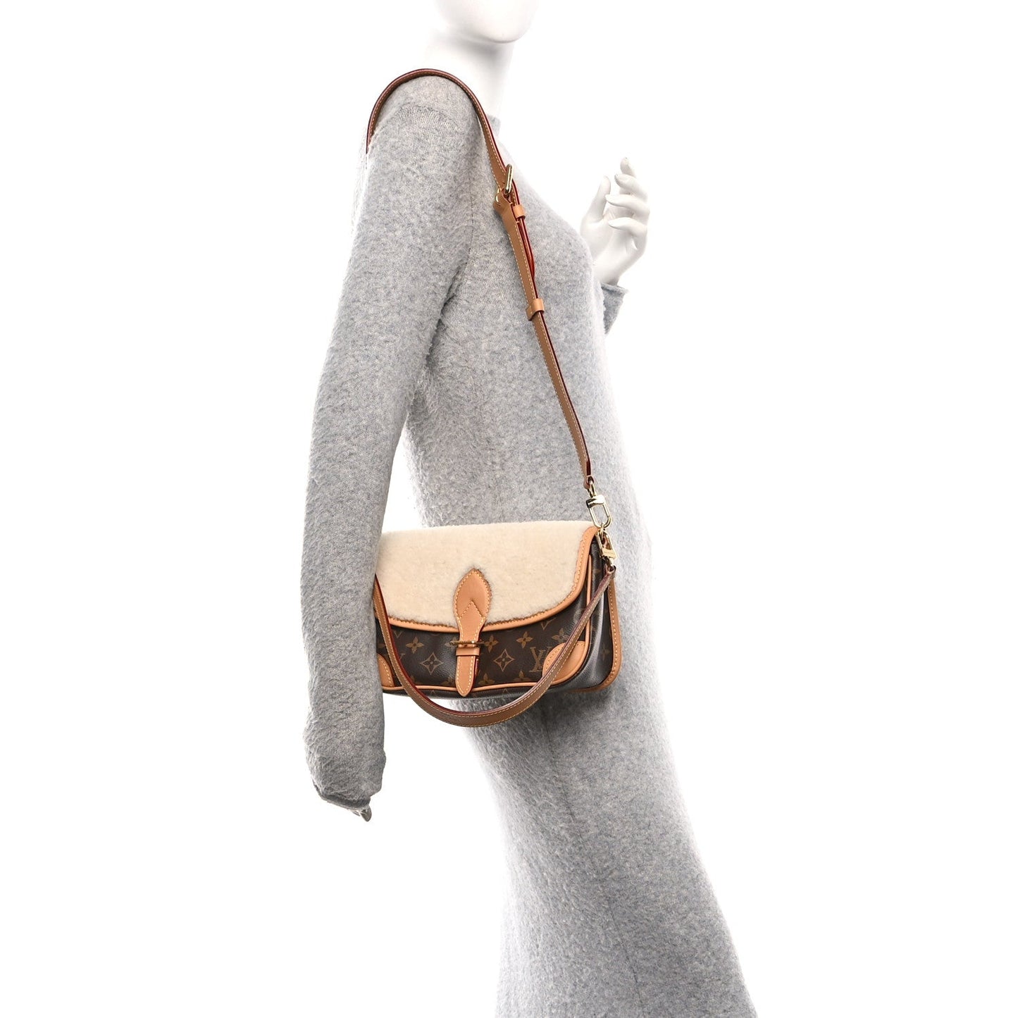 Monogram Shearling Diane NM