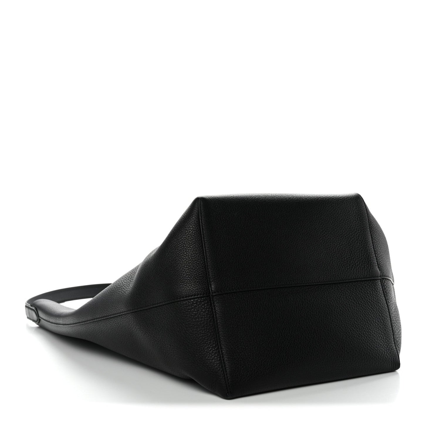 Grained Calfskin Large N/S Park Tote Black