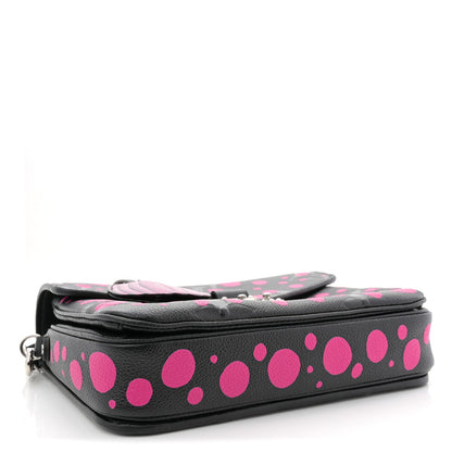 LV x YK Empreinte Monogram Giant Pochette Metis Black Fuchsia