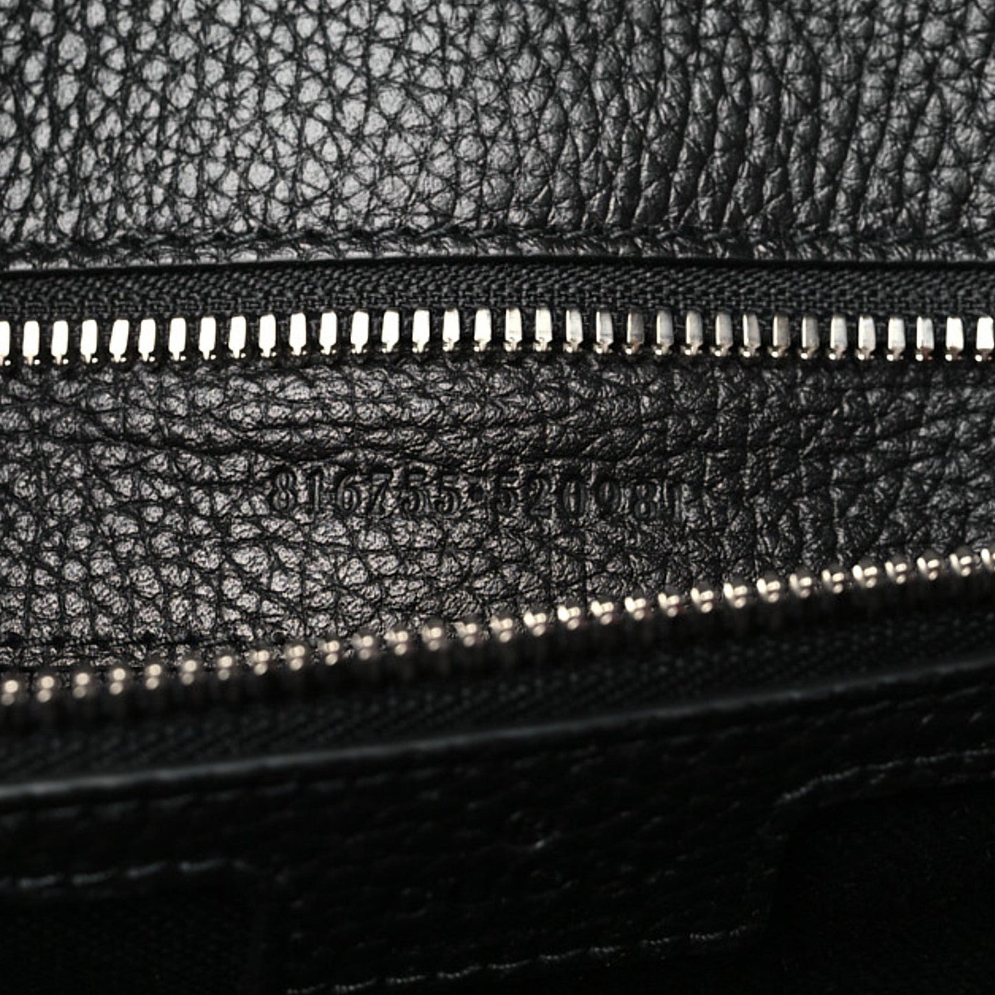 Calfskin Web Medium Business Case Black