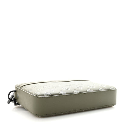 Monogram Shadow G65 Trio Messenger Olive Green