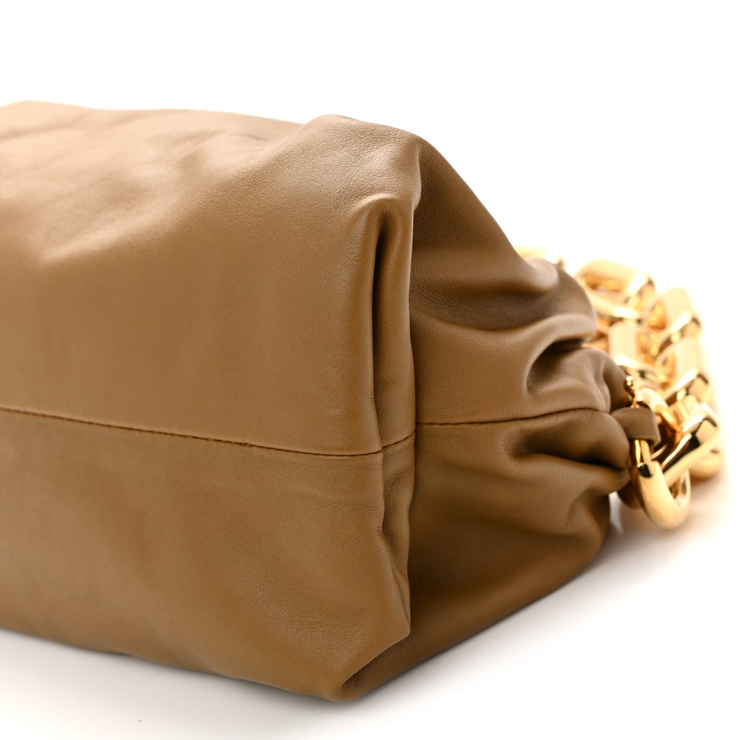 Calfskin The Pouch Chain Moutarde