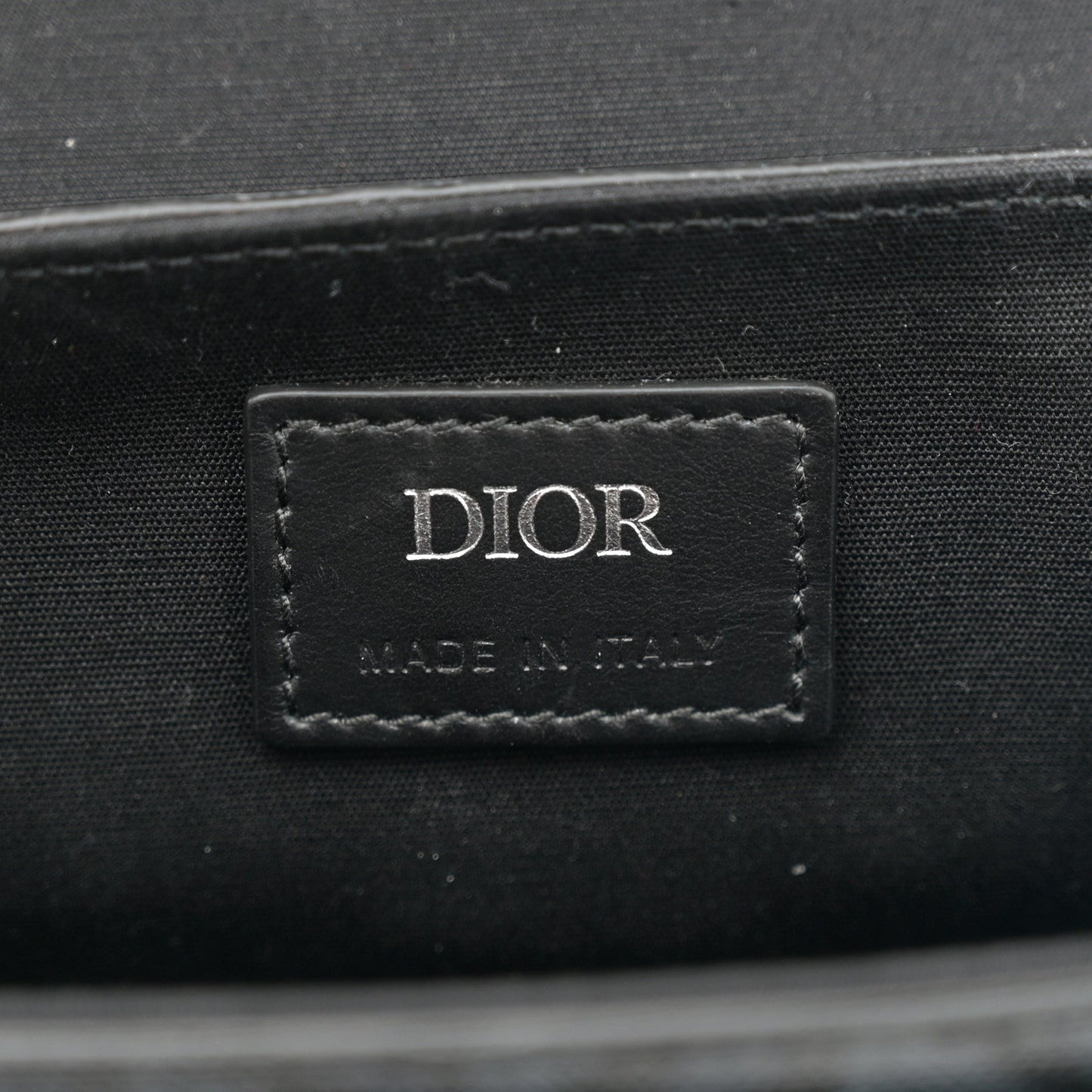 Coated Canvas CD Diamond Mini Hit The Road Bag Black
