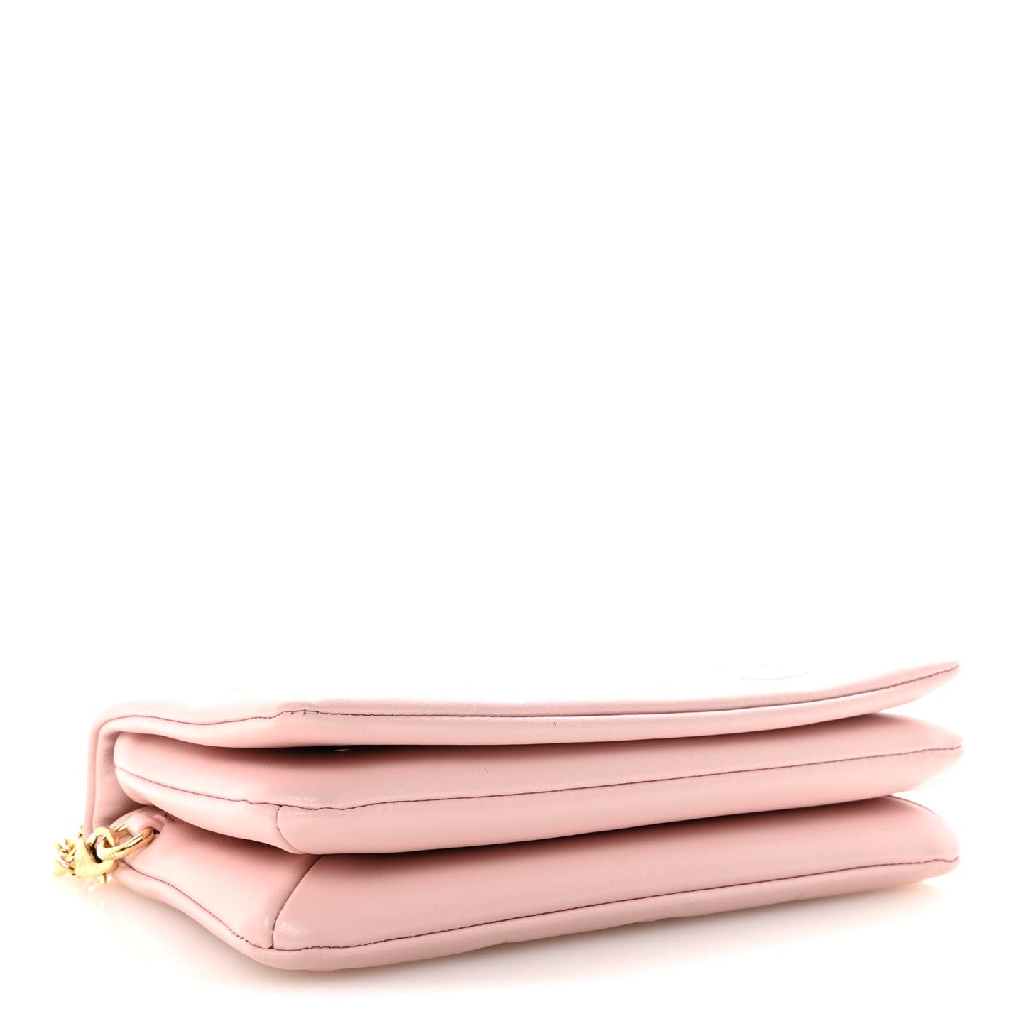 Lambskin Embossed Monogram Pochette Coussin Rose
