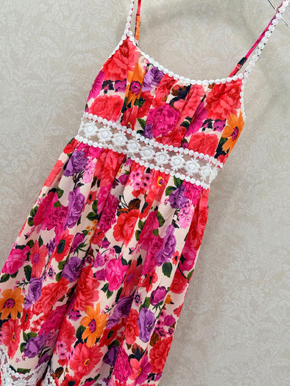 Zimmermann Stardust Mini Dress Pink Cotton 339887