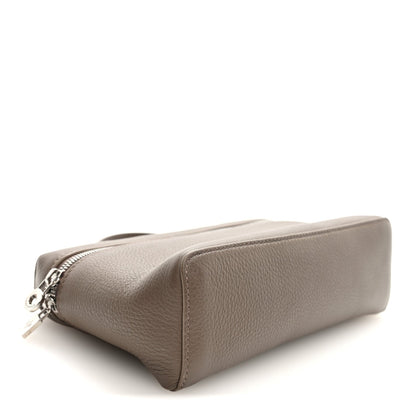Grained Calfskin L19 Extra Pocket Pouch Warm Mastic