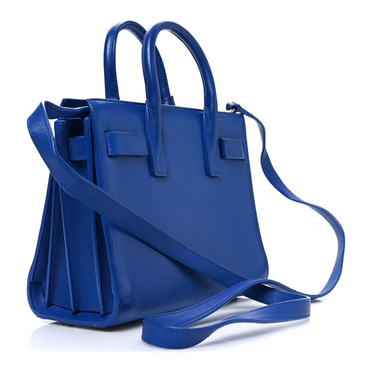 Calfskin Nano Sac De Jour Royal Blue