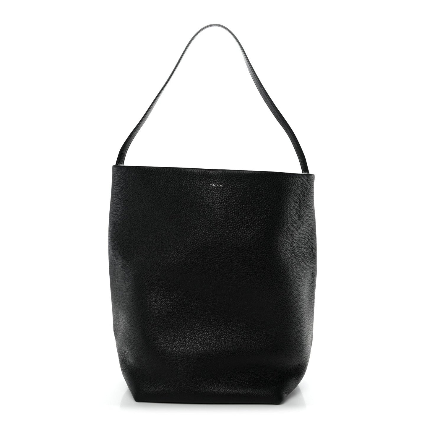 Grained Calfskin Large N/S Park Tote Black