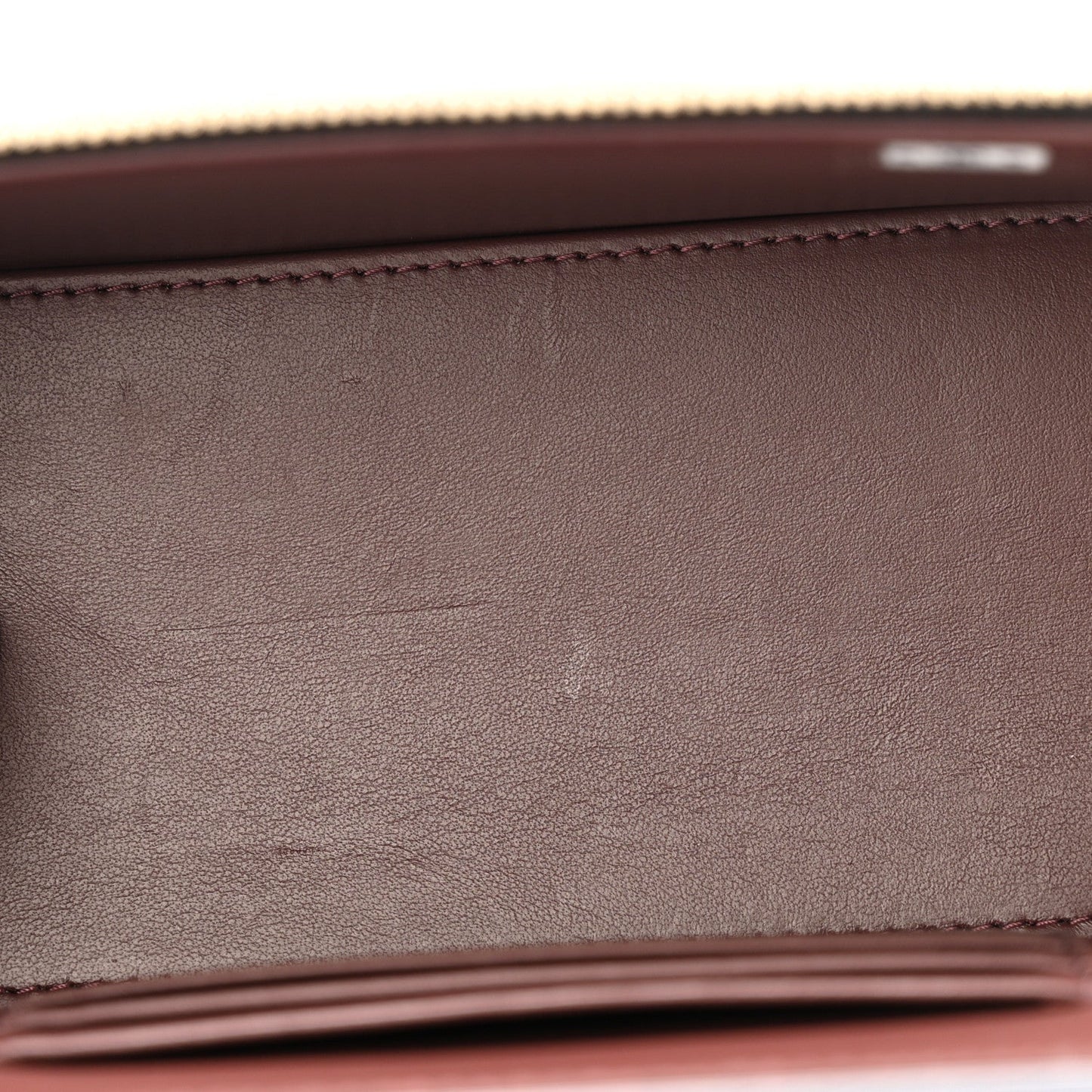 Caviar Quilted Small Vanity Case With Chain Black