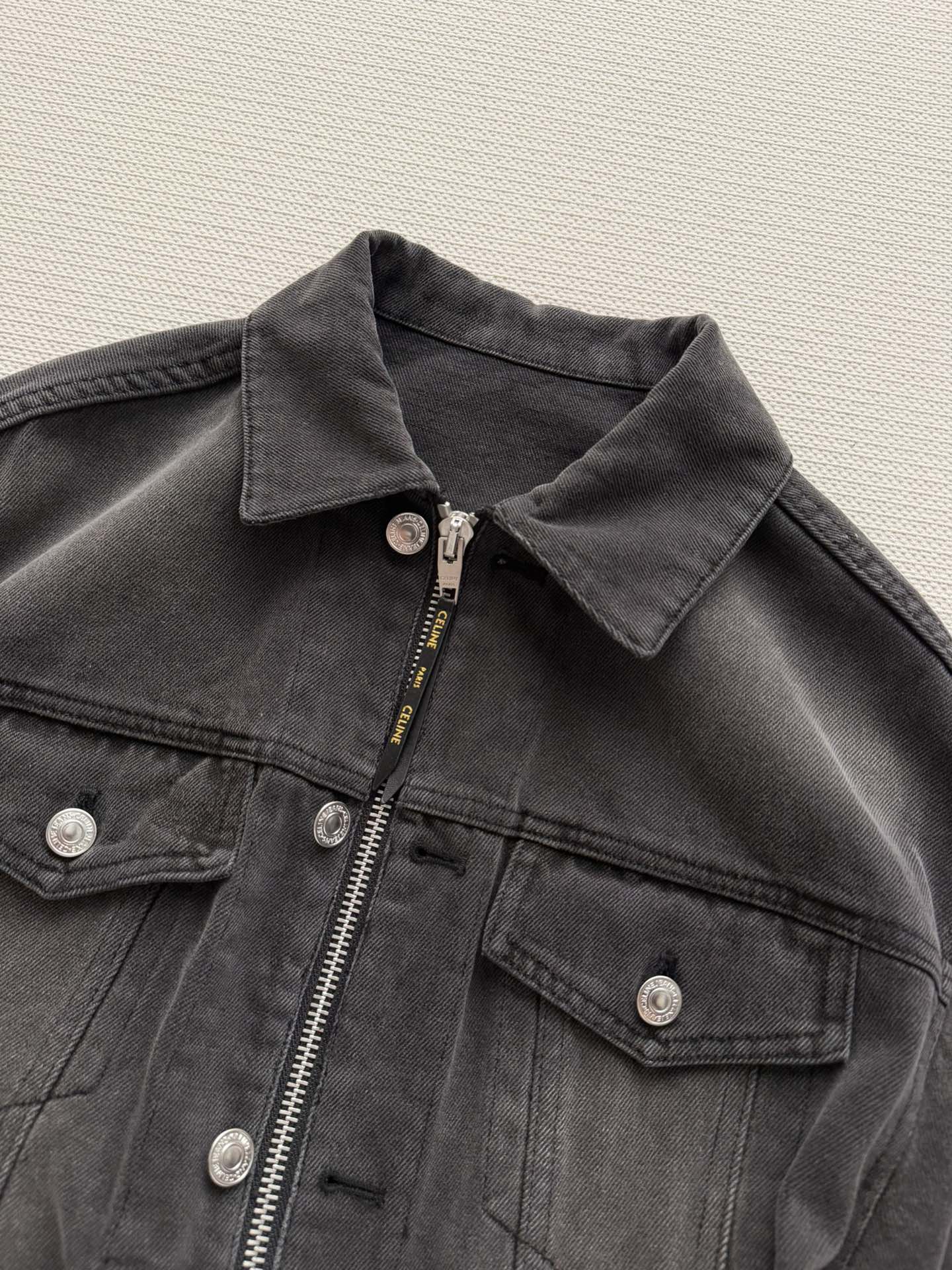 Celine 26SS Black Denim Jacket 882446