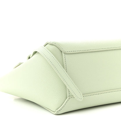 Grained Calfskin Nano Belt Bag Jade
