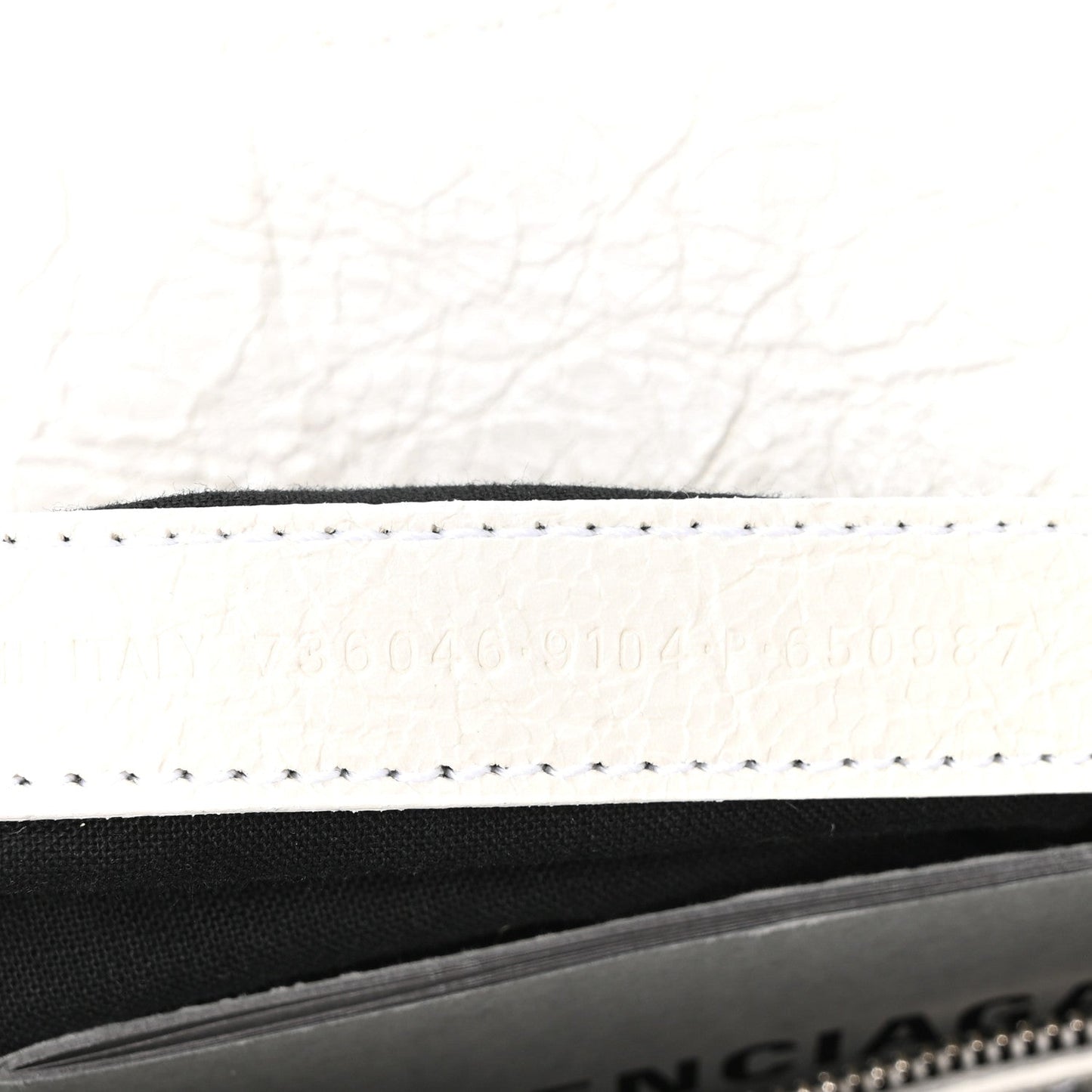 Agneau Arena Small Neo Cagole City Handbag Optic White