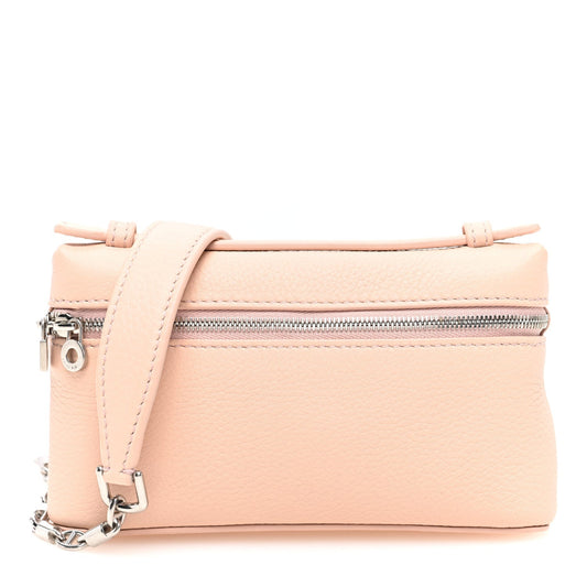 Grained Calfskin Extra Pocket Mini Pouch Candoglia Marble
